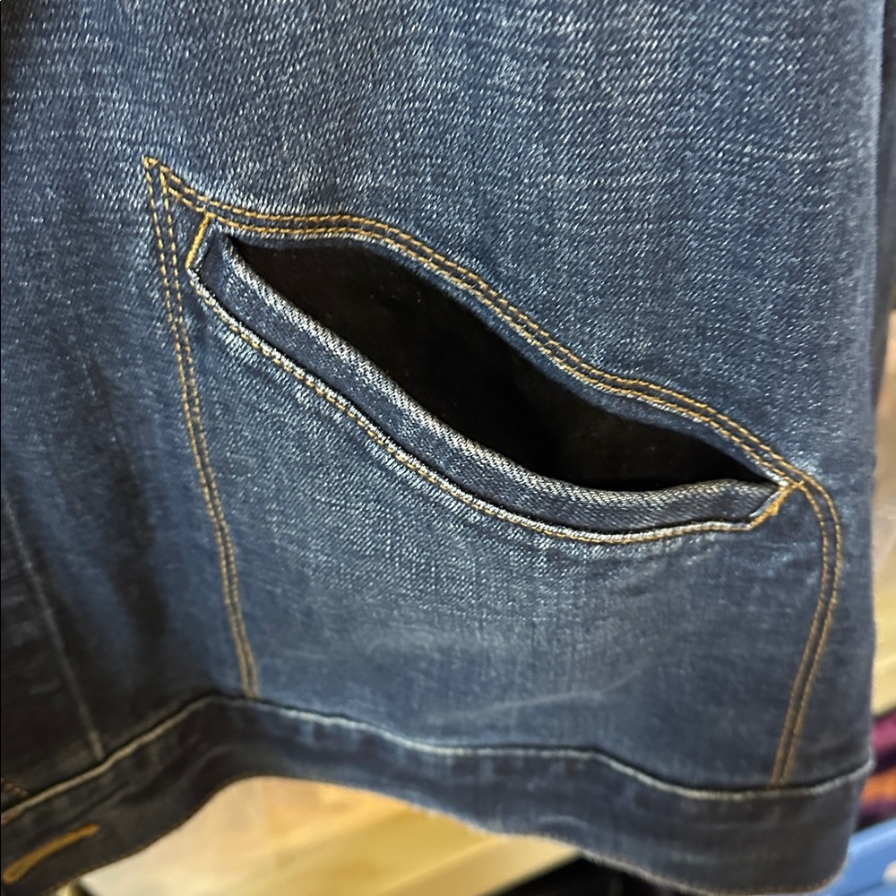 Wrangler Dark Blue Denim Jacket xxl - Picture 5 of 6